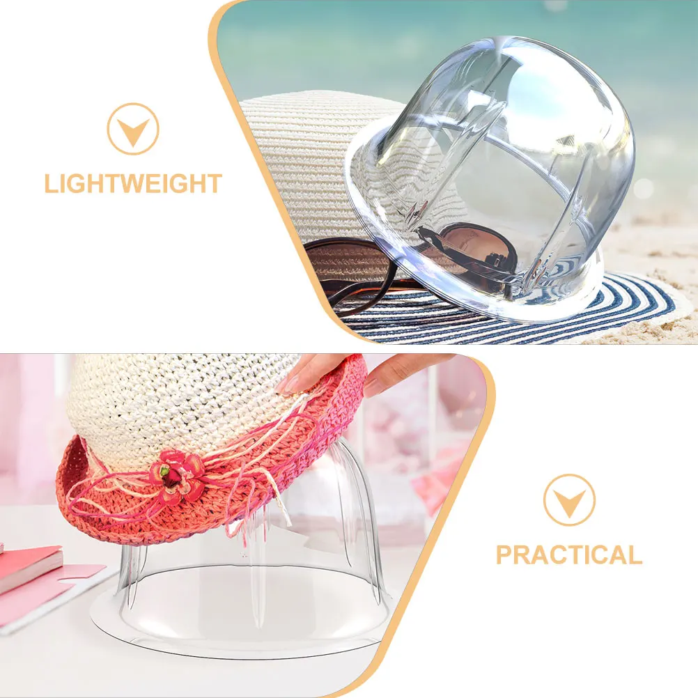 12 Pcs Round Head Hat Holder Plastic Cap Display Storage Rack 55cm Circumference Baseball Lightweight Compact Size
12 Pcs Round Head Hat Holder Plastic Cap Display Storage Rack 55cm Circumference Baseball Lightweight Compact Size