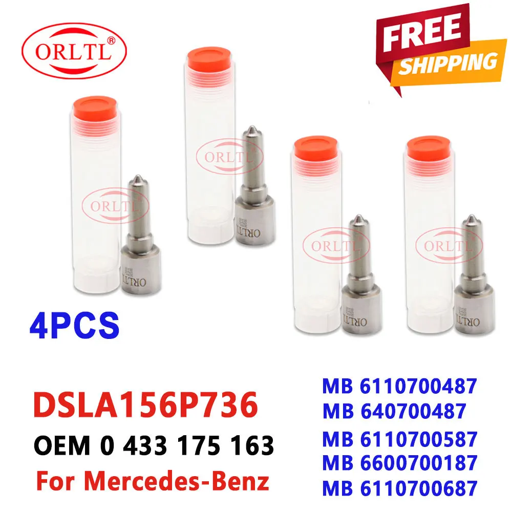 DSLA156P736 Diesel Injector Nozzle 0 433 175 163 For Mercedes Benz A6110700487 A640700487 A6110700587 A6600700187 A6110700687
DSLA156P736 Diesel Injector Nozzle 0 433 175 163 For Mercedes Benz A6110700487 A640700487 A6110700587 A6600700187 A6110700687
