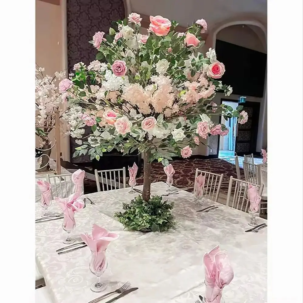 Mini Simulation Cherry Blossom Rose Tree Faux Tree Realistic and Natural Artificial Plant Indoor Fake Tree
Mini Simulation Cherry Blossom Rose Tree Faux Tree Realistic and Natural Artificial Plant Indoor Fake Tree