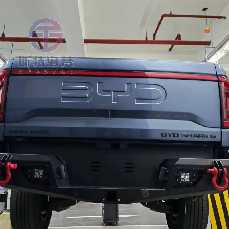 Защитная дуга (кенгурятник) STLF для заднего бампера BYD Shark6, аксессуары для Shark6, черная защитная дуга для заднего бампера
Защитная дуга (кенгурятник) STLF для заднего бампера BYD Shark6, аксессуары для Shark6, черная защитная дуга для заднего бампера