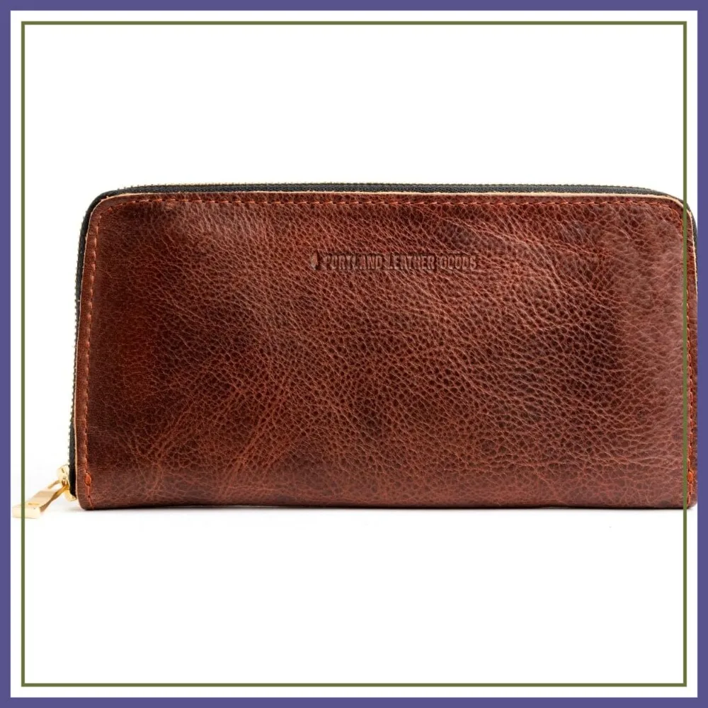 Women's Accordion Zip Wallet – Full-Grain Leather, 8 Card Slots & Secure Pocket, Handcrafted
Women's Accordion Zip Wallet – Full-Grain Leather, 8 Card Slots & Secure Pocket, Handcrafted