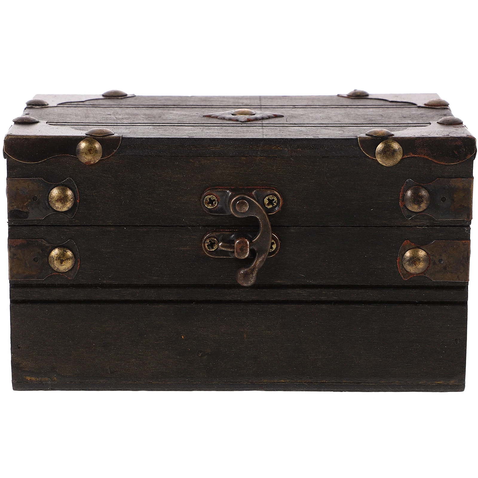 Pirate Treasure Chest Password Lock Box Vintage Gray Wood Storage Case Jewelry Organizer Retro Style Trinket Container 6400B-01
Pirate Treasure Chest Password Lock Box Vintage Gray Wood Storage Case Jewelry Organizer Retro Style Trinket Container 6400B-01