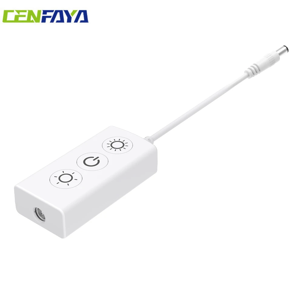 CENFAYA WiFi 3-кнопочный LED-диммер с поддержкой DC 5V 12V 24V, управление через приложение Tuya, облачное и голосовое управление, диммирование для одноцветных LED-лент.
CENFAYA WiFi 3-кнопочный LED-диммер с поддержкой DC 5V 12V 24V, управление через приложение Tuya, облачное и голосовое управление, диммирование для одноцветных LED-лент.