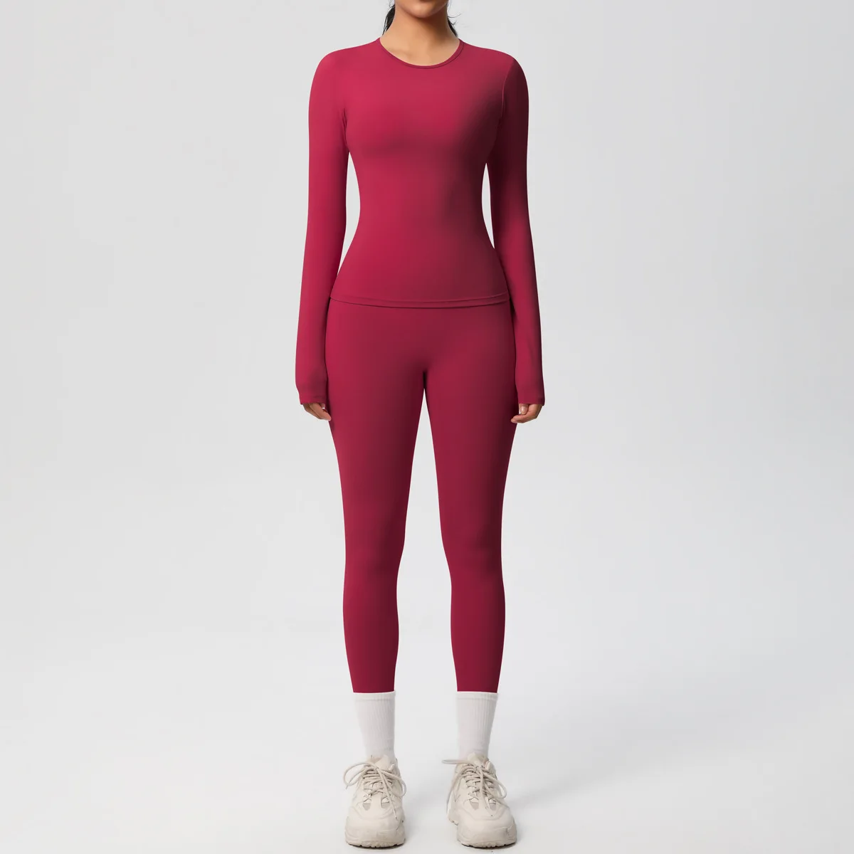 MIML Sports Running Butt Lift Seamless Pants Fitness Two Sets Sport Set Women Solid Color Tight Training Long Sleeve Yoga Wear
MIML Sports Running Butt Lift Seamless Pants Fitness Two Sets Sport Set Women Solid Color Tight Training Long Sleeve Yoga Wear