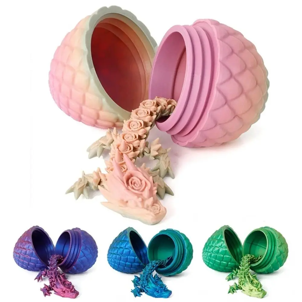 Crystal 3D Printed Crystal Dragon Dragon Egg All-in-one Molding 3D Printed Rose Dragon Poseable Joints Gradient Flower
Crystal 3D Printed Crystal Dragon Dragon Egg All-in-one Molding 3D Printed Rose Dragon Poseable Joints Gradient Flower
