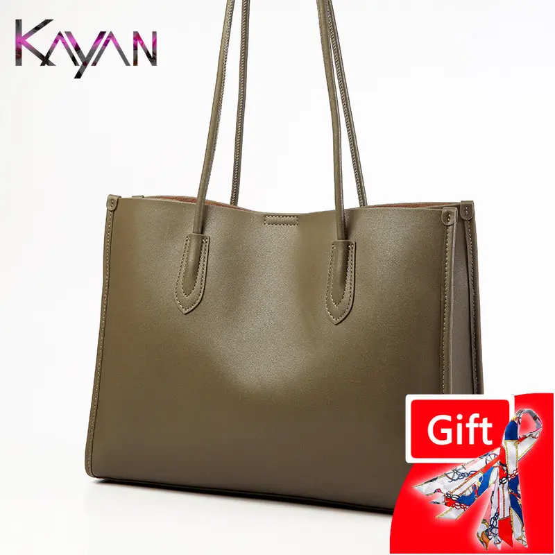Large Capacity Women Tote High Quality Genuine Leather Handbag for Female Fashion Shoulder Bag Purse Solid Color Messenger
Large Capacity Women Tote High Quality Genuine Leather Handbag for Female Fashion Shoulder Bag Purse Solid Color Messenger