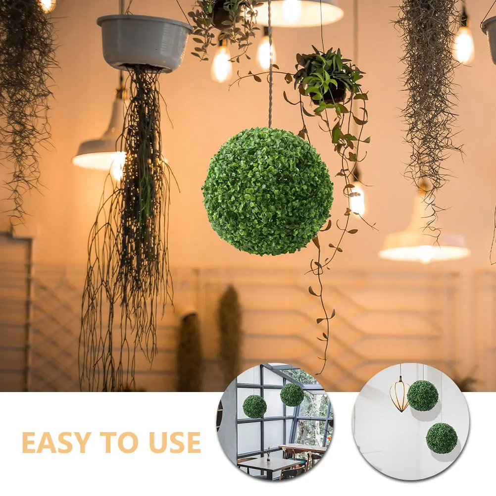 2pcs Artificial Grass Ball Decor Hanging Topiary Plant Balls Plastic Faux Green Leaf Indoor Outdoor Ceiling Pendant Simulation
2pcs Artificial Grass Ball Decor Hanging Topiary Plant Balls Plastic Faux Green Leaf Indoor Outdoor Ceiling Pendant Simulation