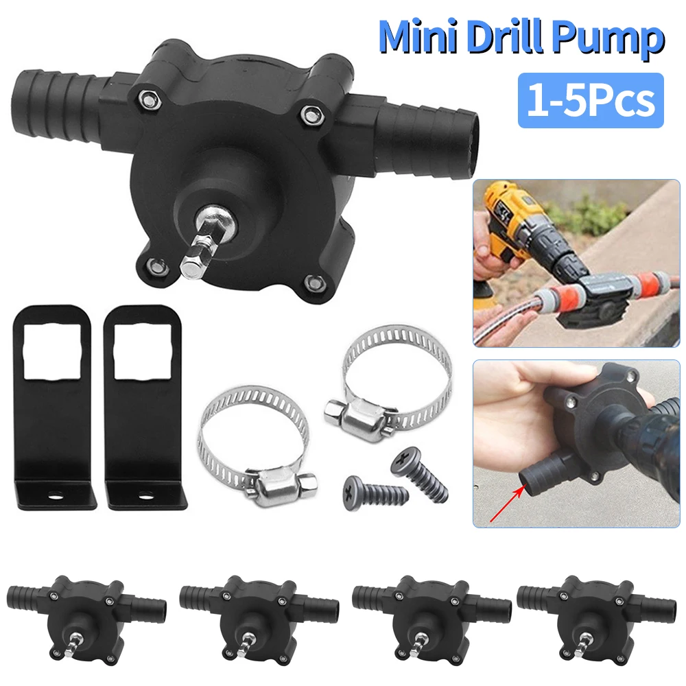 1-5Pcs Electric Drill Pump Portable Mini Hand Self-priming Liquid Transfer Pumps Diesel Oil Fluid Water Pump Garden Outdoor Tool
1-5Pcs Electric Drill Pump Portable Mini Hand Self-priming Liquid Transfer Pumps Diesel Oil Fluid Water Pump Garden Outdoor Tool