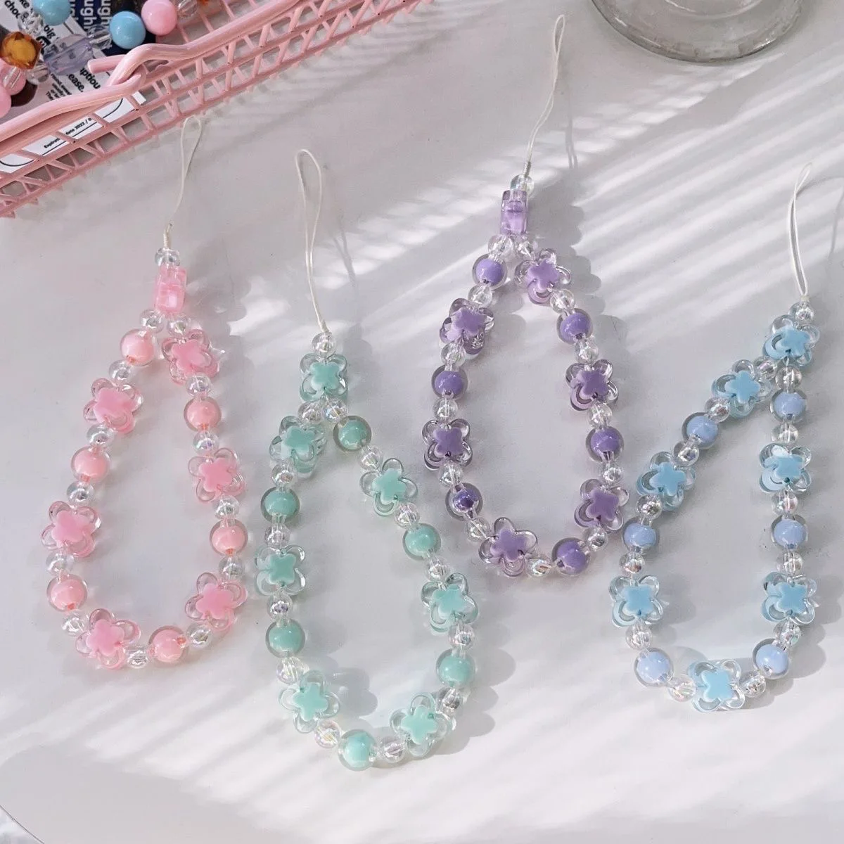 Trendy Phone Charm Girl Love colorful Strap Diy Bead lanyard Jewelry Pendant anti-lost bracelet for iphone samsung keychain
Trendy Phone Charm Girl Love colorful Strap Diy Bead lanyard Jewelry Pendant anti-lost bracelet for iphone samsung keychain
