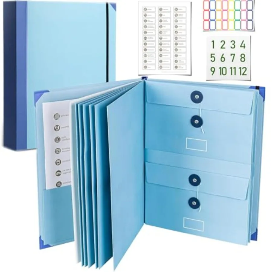 Important Document Organizer Personal Binder Organizer with Labels Accordion File Stylish Binder for Storing Important Papers,
Important Document Organizer Personal Binder Organizer with Labels Accordion File Stylish Binder for Storing Important Papers,