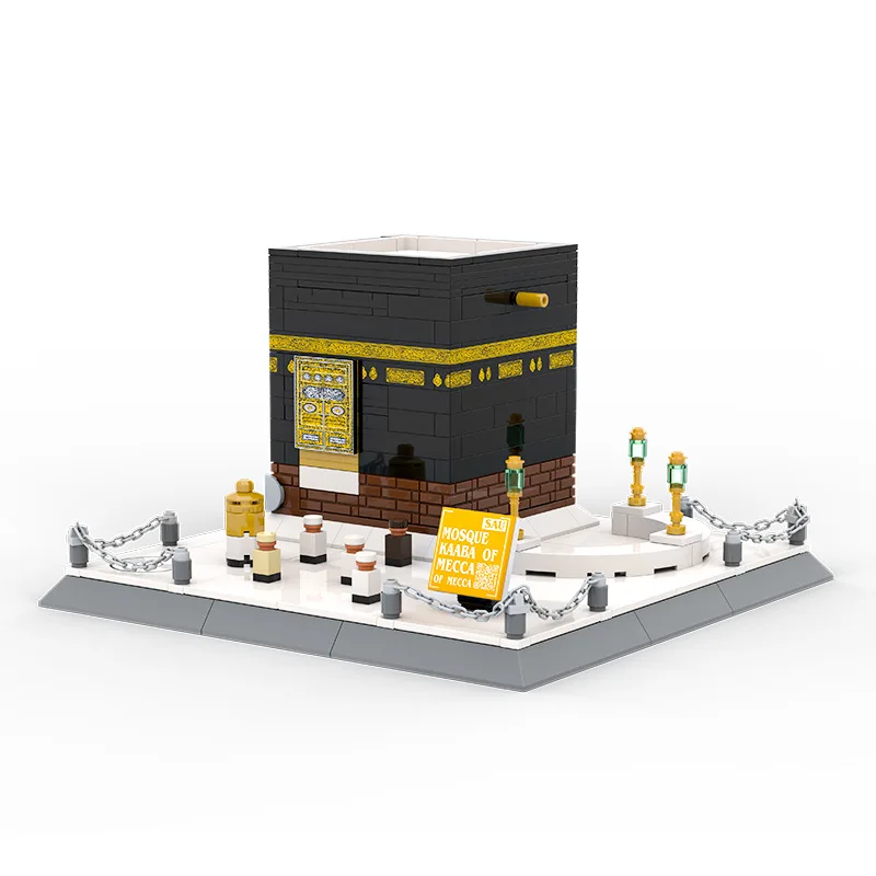 Mecca Grand Mosque Kaaba Micro Blocks Small Parts Islamic Architecture Model Bricks Construction DIY Toy for Kids Adults Educati
Mecca Grand Mosque Kaaba Micro Blocks Small Parts Islamic Architecture Model Bricks Construction DIY Toy for Kids Adults Educati