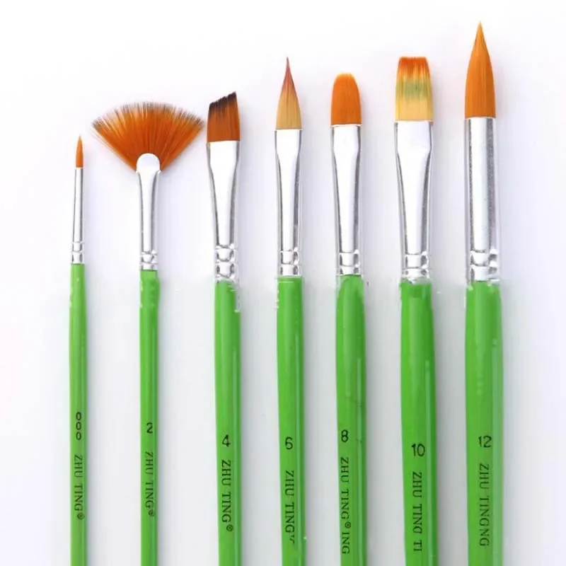 Nylon Hair Multifunction Brushes Gouache Watercolor Oil Brush Set Art Supplies 7Pcs/set
Nylon Hair Multifunction Brushes Gouache Watercolor Oil Brush Set Art Supplies 7Pcs/set