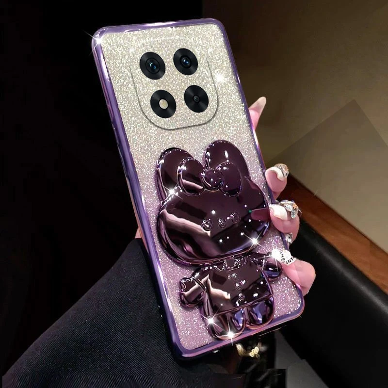 Glitter Gradient Plating Rabbit Mirror For Redmi Note 14 Pro Plus 5G With Holder Case For Redmi Note 14 4G Protection TPU Cover
Glitter Gradient Plating Rabbit Mirror For Redmi Note 14 Pro Plus 5G With Holder Case For Redmi Note 14 4G Protection TPU Cover
