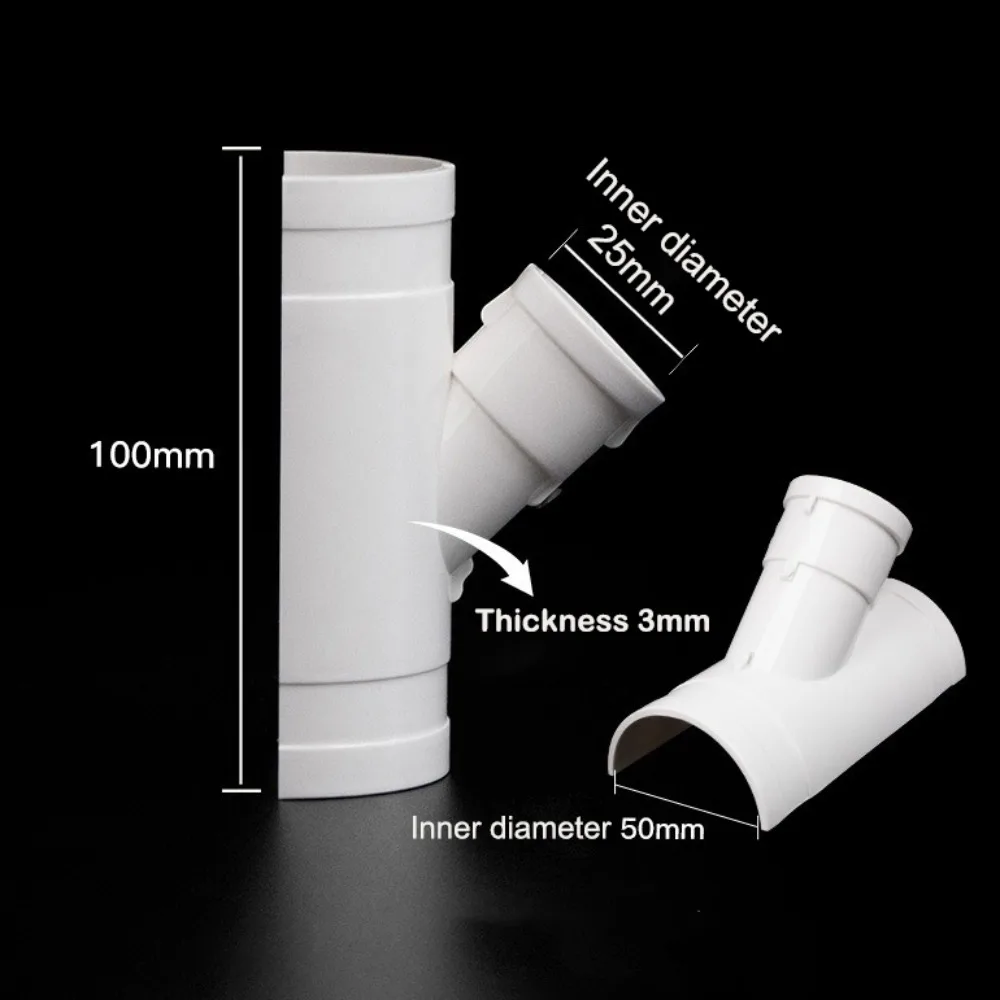 New PVC Tube Repair Patch White 50 75 110 Pipe Joint Open Tee Tube Connectors Industrial
New PVC Tube Repair Patch White 50 75 110 Pipe Joint Open Tee Tube Connectors Industrial