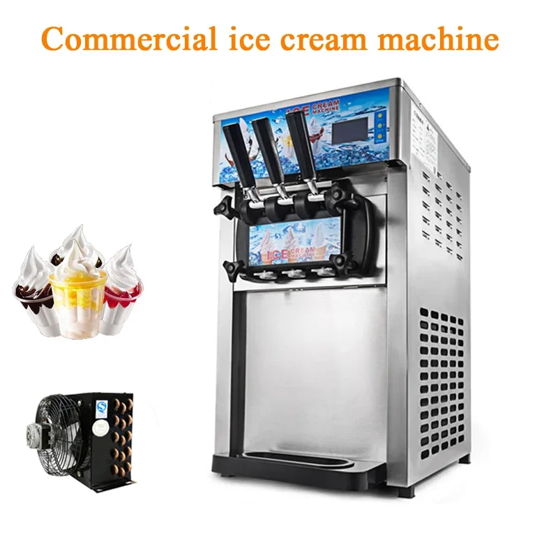 Commercial Ice Cream Machine, Full-Automatic Stainless Steel Desktop, Three Color Ice Cream Machine, Chicken Rolls Machine
Commercial Ice Cream Machine, Full-Automatic Stainless Steel Desktop, Three Color Ice Cream Machine, Chicken Rolls Machine