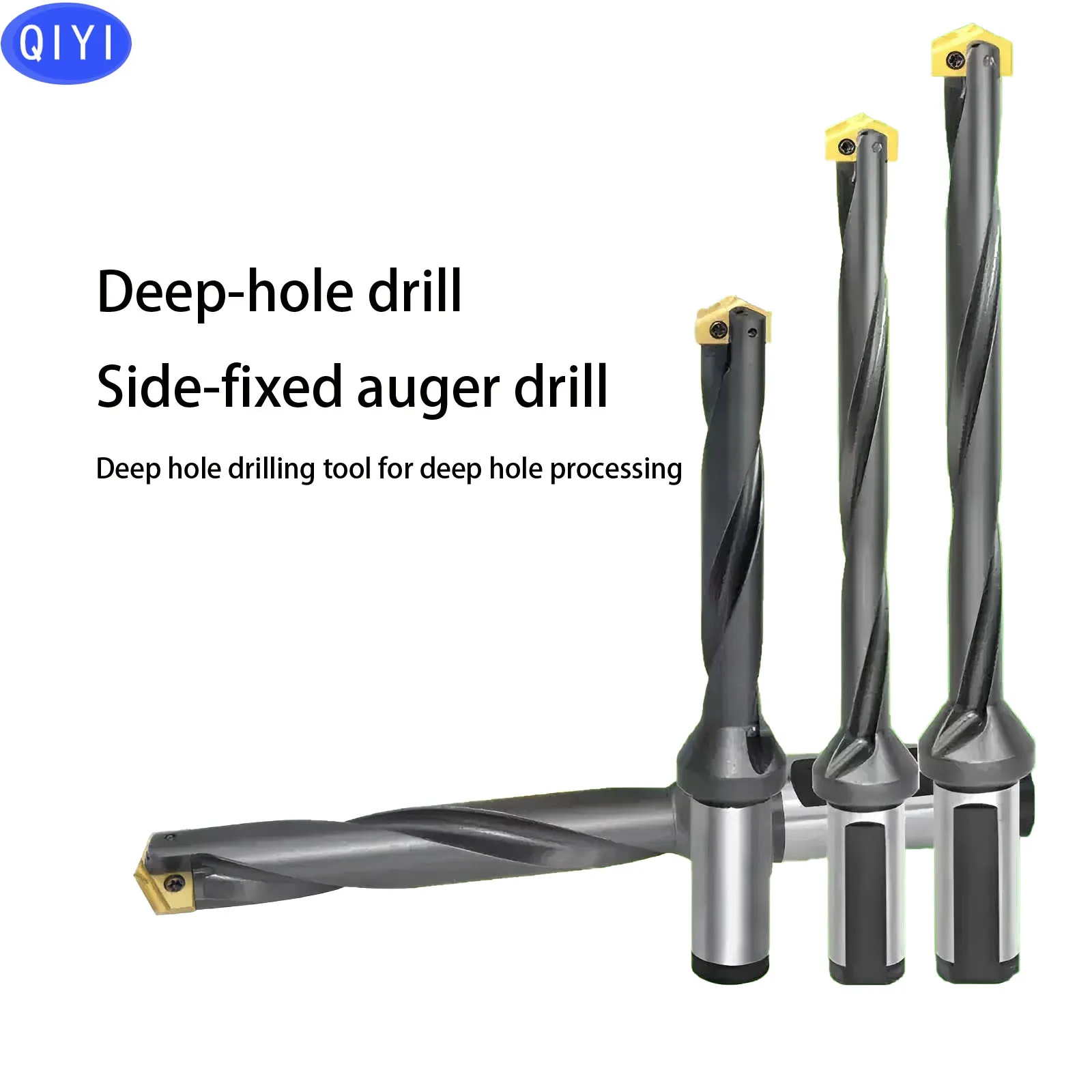 Spiral Groove Side-Fixed Spiral Blade Spade Drill Replaceable Blade Type Ultra-Long Deep Hole Drilling Spade Drill Carbide Blade 
Spiral Groove Side-Fixed Spiral Blade Spade Drill Replaceable Blade Type Ultra-Long Deep Hole Drilling Spade Drill Carbide Blade