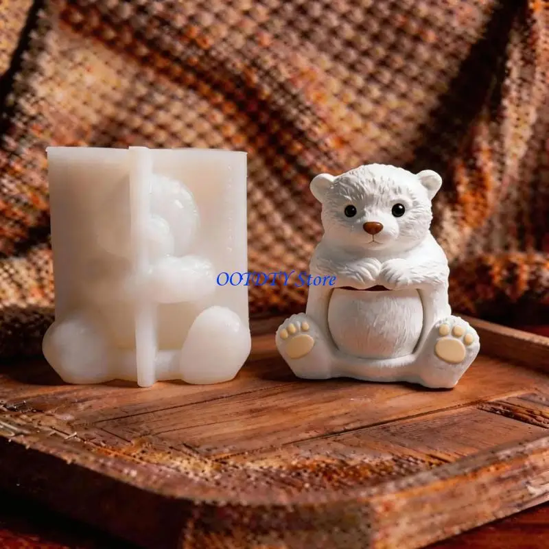 367A Bear Figure Silicone Molds For Resin Casting Making Container Soap Decorative Flowerpot Gypsum Decoration
367A Bear Figure Silicone Molds For Resin Casting Making Container Soap Decorative Flowerpot Gypsum Decoration