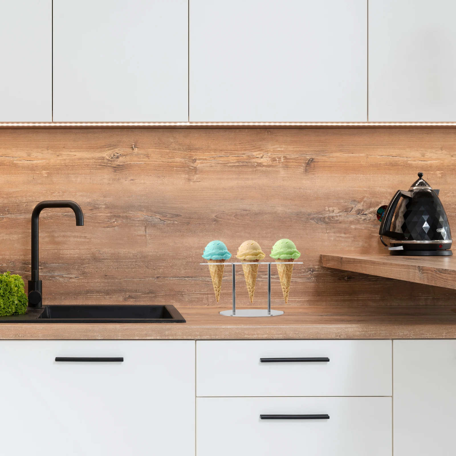 Acrylic Ice Cream Cone Stand Sushi Roll Holder Storage Rack Easy Clean Simple Design Home Food Stalls Restaurant Use
Acrylic Ice Cream Cone Stand Sushi Roll Holder Storage Rack Easy Clean Simple Design Home Food Stalls Restaurant Use