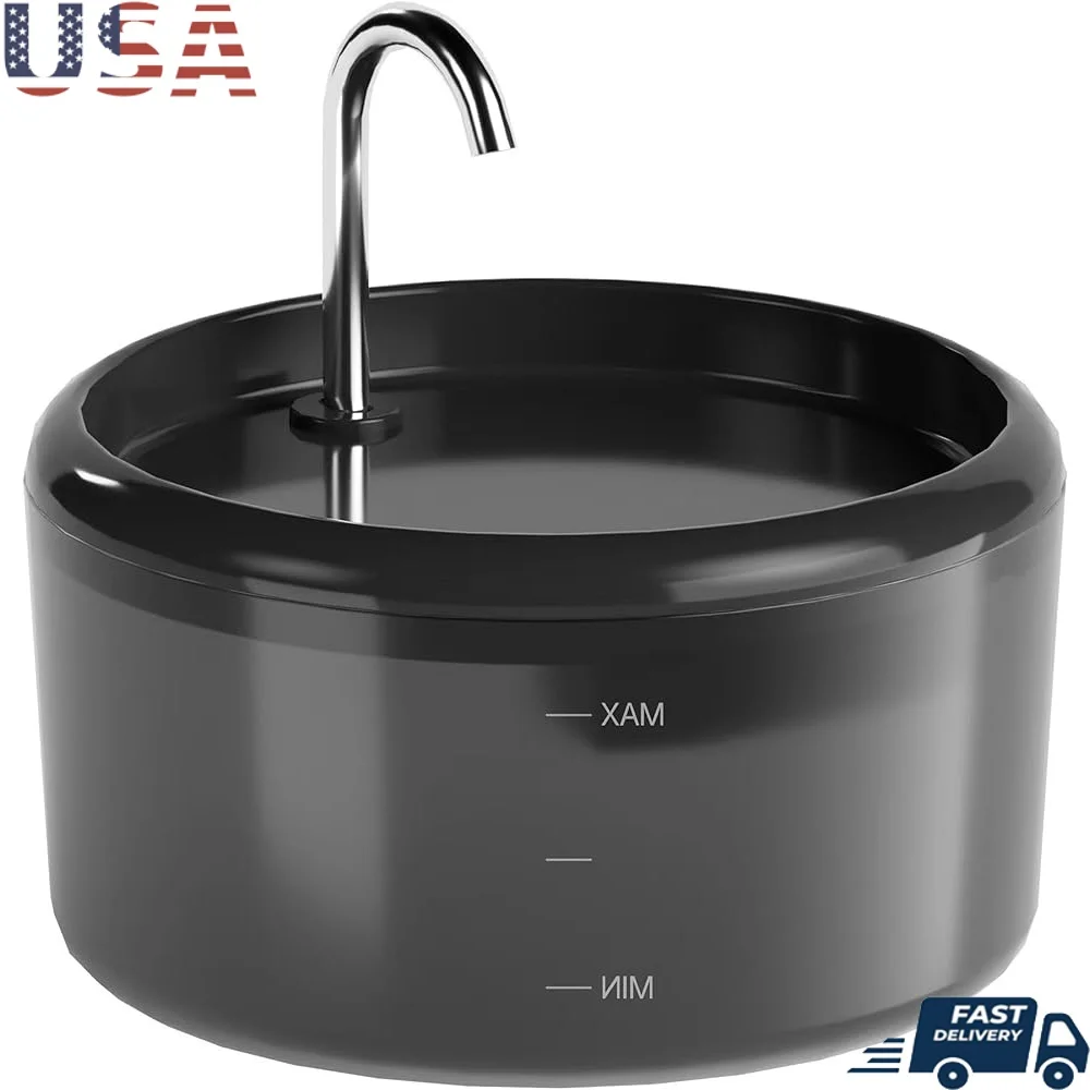 2.4L Cat Water Fountain Indoor Ultra Quiet Automatic Pet Drinking Dispenser Filtered Water Bowl Easy Clean Design
2.4L Cat Water Fountain Indoor Ultra Quiet Automatic Pet Drinking Dispenser Filtered Water Bowl Easy Clean Design