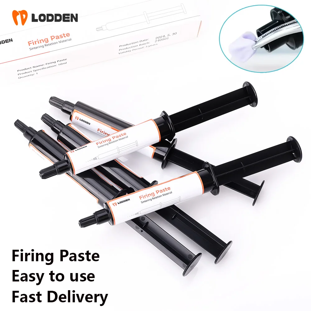 LODDEN 10ml Dental Firing Sintering Paste Professional Ceramic Veneer Crown Bridge Restoration Material for Dental Lab Furnaces
LODDEN 10ml Dental Firing Sintering Paste Professional Ceramic Veneer Crown Bridge Restoration Material for Dental Lab Furnaces