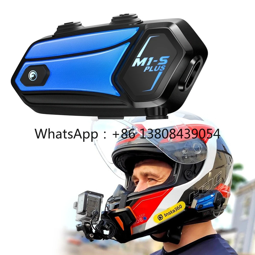 M1-S PLUS Music Sharing 10 Riders 2000M Group Headset Bluetooth Motorcycle Helmet Bluetooth Intercom
M1-S PLUS Music Sharing 10 Riders 2000M Group Headset Bluetooth Motorcycle Helmet Bluetooth Intercom