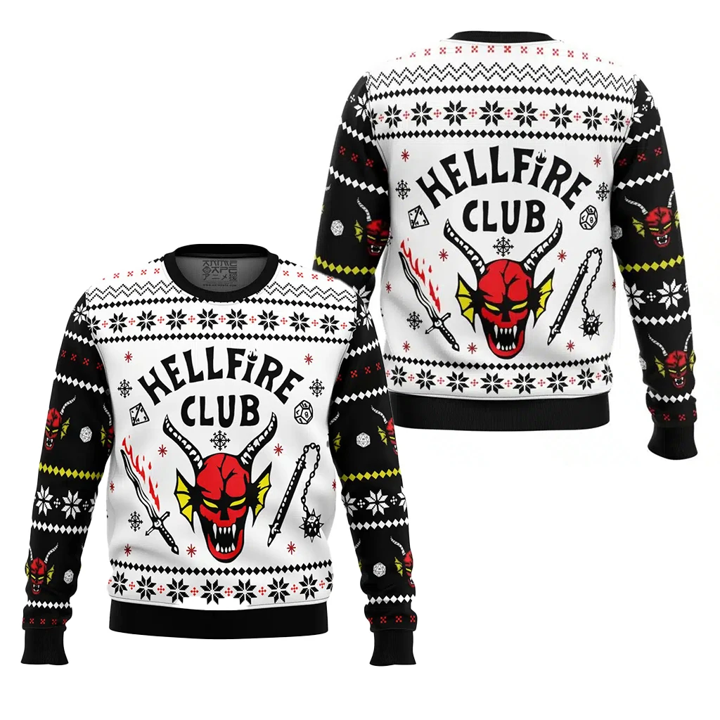 Marvel Super Villain Hellfire Club Черный Император Себастьян Шоу Рождественский уродливый свитер Мужской зимний свитер с капюшоном и круглым вырезом
Marvel Super Villain Hellfire Club Черный Император Себастьян Шоу Рождественский уродливый свитер Мужской зимний свитер с капюшоном и круглым вырезом