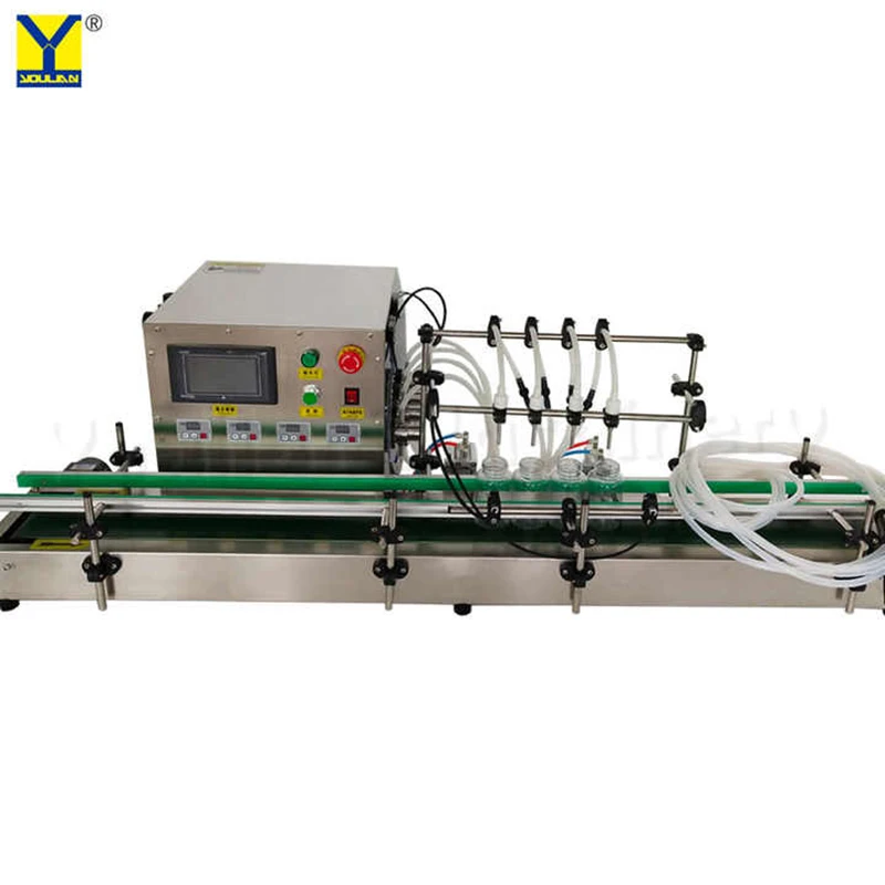 GX-4 Stainless Steel 4 Nozzles Magnetic Pump Piston Filler Lotion Milk Juice Liquid Filling Machine
GX-4 Stainless Steel 4 Nozzles Magnetic Pump Piston Filler Lotion Milk Juice Liquid Filling Machine