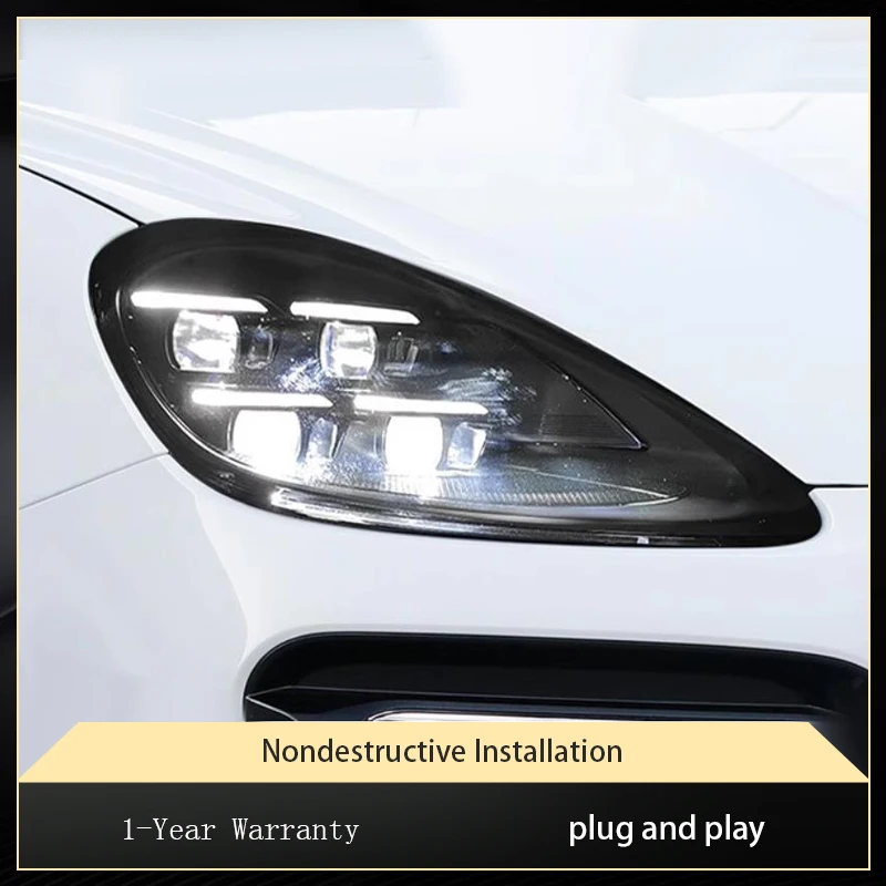 Auto Car Headlight LED Lamps For 2018-2023 Porsche Cayenne Upgrade Style Front Lamp DRL Automotive Turn Signal Tools Accessories
Auto Car Headlight LED Lamps For 2018-2023 Porsche Cayenne Upgrade Style Front Lamp DRL Automotive Turn Signal Tools Accessories
