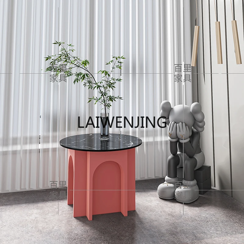 MJY living room sofa light luxury round marble tea table household corner metal side cabinet
MJY living room sofa light luxury round marble tea table household corner metal side cabinet