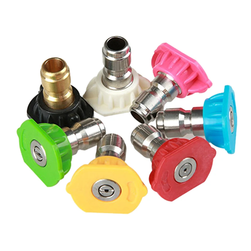 High Pressure Washer Accessories Kit, 7 Power Washer Spray Nozzle Tips,1/4 Inch 4500 Psi 7-Pack (2.5 Gpm)
High Pressure Washer Accessories Kit, 7 Power Washer Spray Nozzle Tips,1/4 Inch 4500 Psi 7-Pack (2.5 Gpm)