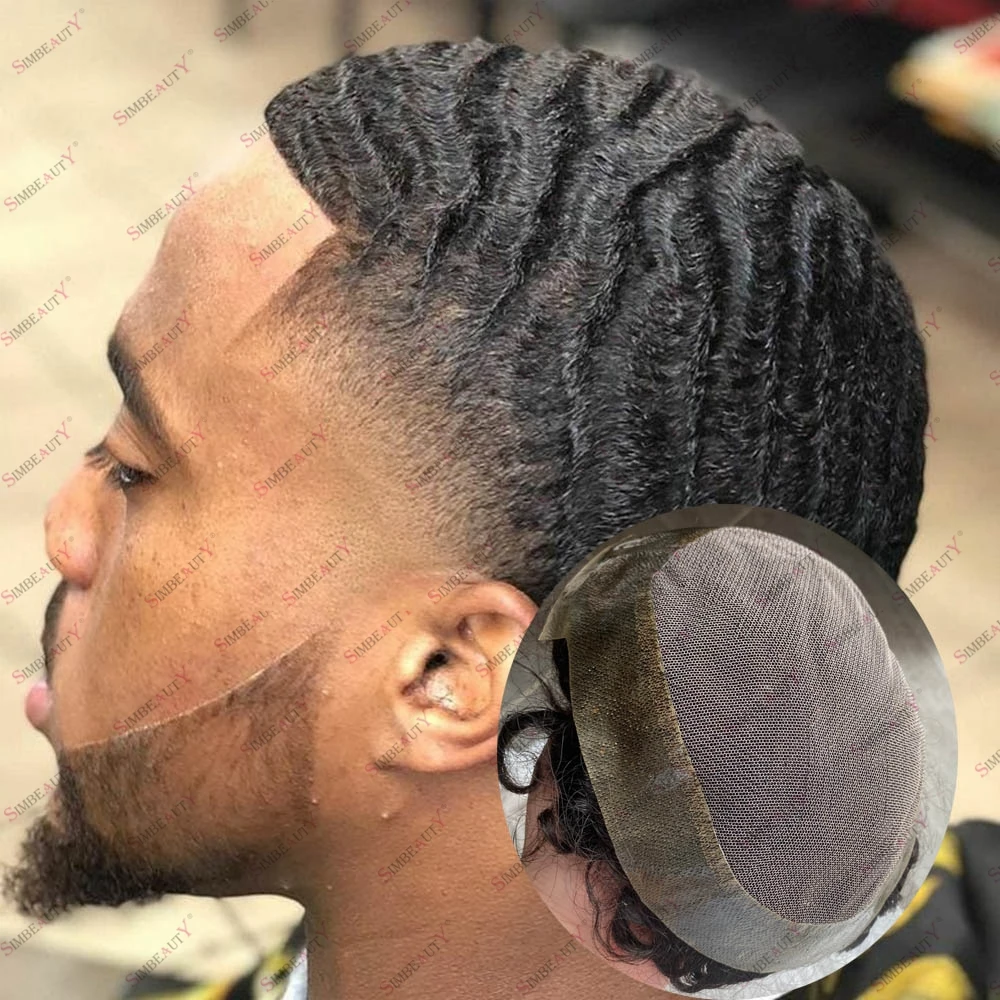 Мужской парик-протез из натуральных человеческих волос, с кружевной основой и полиуретановой кожей, 360-градусный, в стиле афро-волны, цвет 1B # 1 черная дышащая основа для волос
Мужской парик-протез из натуральных человеческих волос, с кружевной основой и полиуретановой кожей, 360-градусный, в стиле афро-волны, цвет 1B # 1 черная дышащая основа для волос