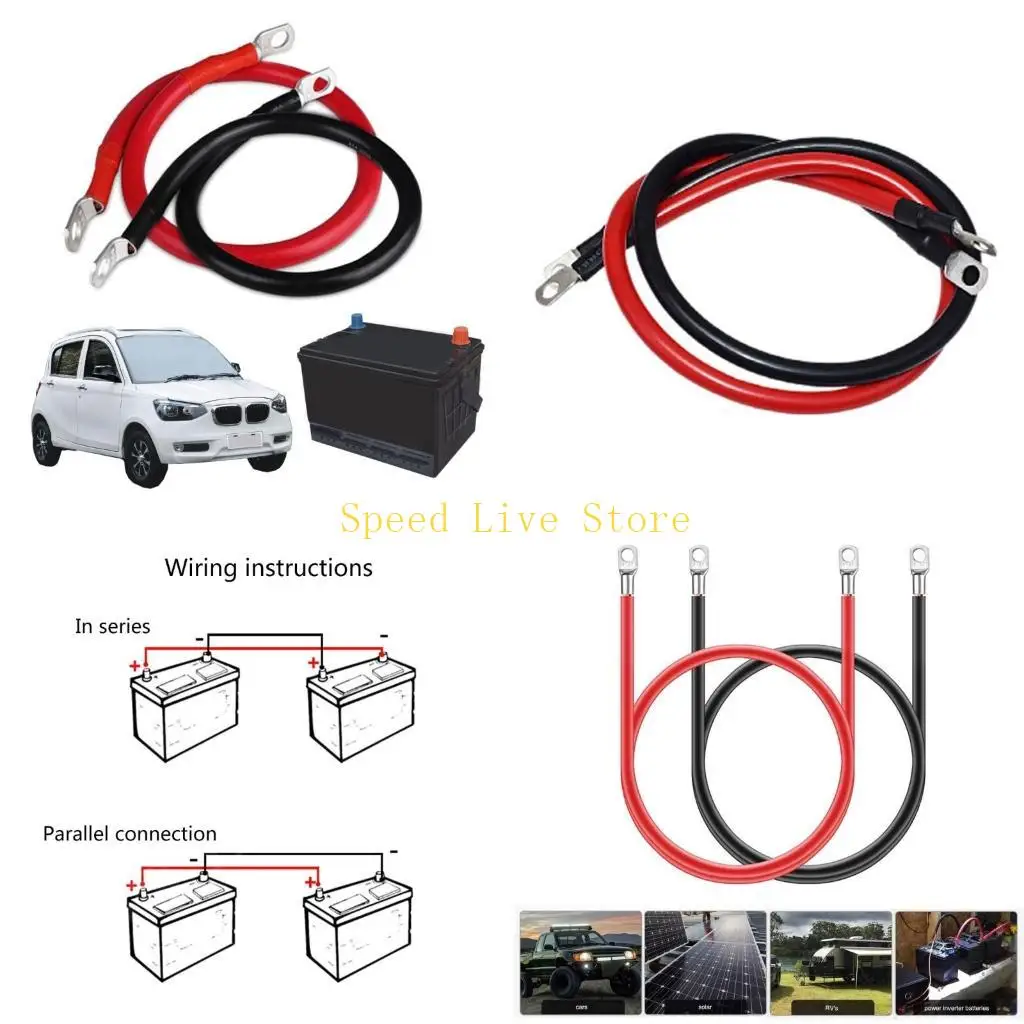 547C 5AWG Батарея Кабель подключительно подключите медный шнур для автомобильного солнечного инвертора
547C 5AWG Батарея Кабель подключительно подключите медный шнур для автомобильного солнечного инвертора