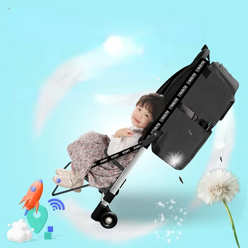 Knapsack Style Baby Stroller Travel Baby Pushchair Children's Folding Light Baby Stroller Sittable and Reclining Baby Carriage
Knapsack Style Baby Stroller Travel Baby Pushchair Children's Folding Light Baby Stroller Sittable and Reclining Baby Carriage