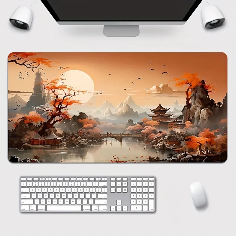 Anti-slip rubber base of the traditional Chinese landscape painting expansion game mouse pad is suitable for office and home use
Anti-slip rubber base of the traditional Chinese landscape painting expansion game mouse pad is suitable for office and home use