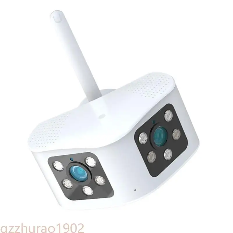 97QB 4K Double Lens Wide Angle Camera Wireless Surveillances Camera Support Two Way Communication and Easy WiFi Connection
97QB 4K Double Lens Wide Angle Camera Wireless Surveillances Camera Support Two Way Communication and Easy WiFi Connection