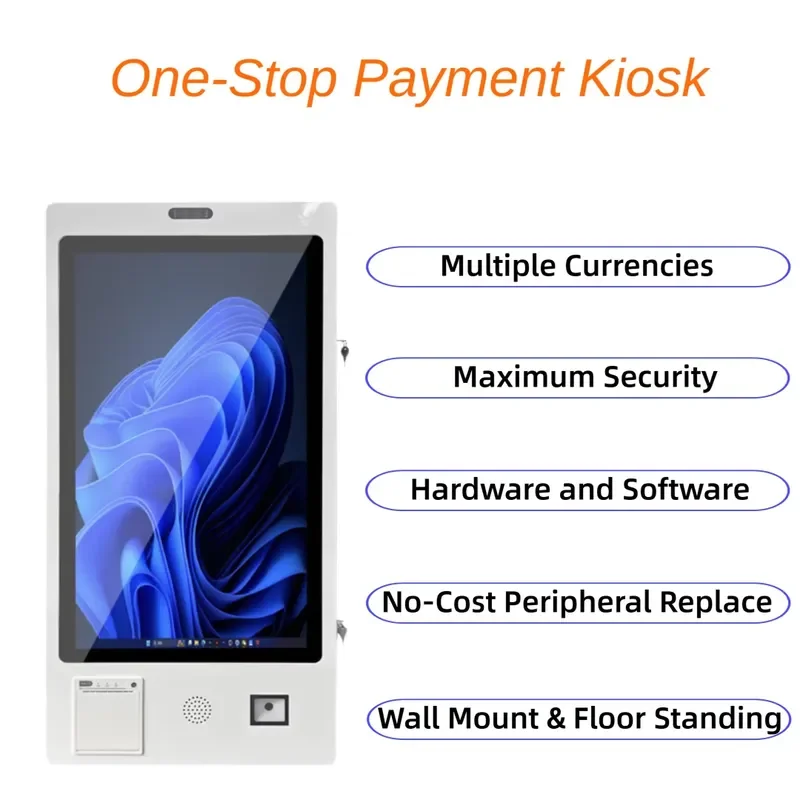 Fast Food 21.5 23.8 27 32 Inch Touch Screen POS Self Checkout Machine Self Service Payment Ordering Kiosk for Restaurant
Fast Food 21.5 23.8 27 32 Inch Touch Screen POS Self Checkout Machine Self Service Payment Ordering Kiosk for Restaurant