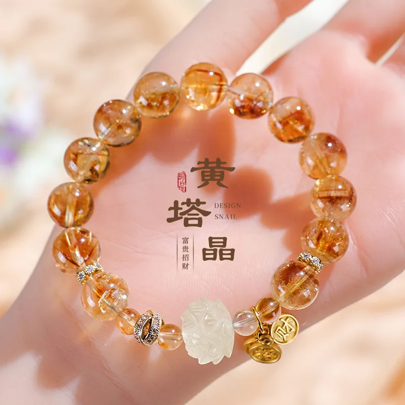 Rifu One Day Natural Tower Bracelet Yellow Crystal Hand String Women s Lotus Chinese Style Handmade Collection Lucky Hand Strin
Rifu One Day Natural Tower Bracelet Yellow Crystal Hand String Women s Lotus Chinese Style Handmade Collection Lucky Hand Strin