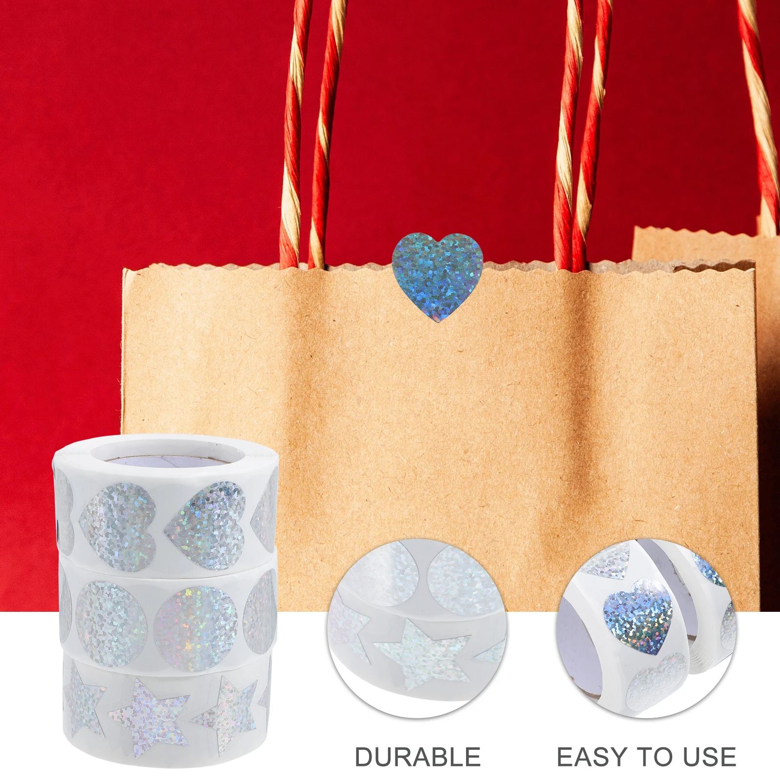 3 Rolls Heart Stickers Paper Sealing Gift Packaging DIY Craft Adhesive Labels Kraft Tags Present Decorations Scrapbook
3 Rolls Heart Stickers Paper Sealing Gift Packaging DIY Craft Adhesive Labels Kraft Tags Present Decorations Scrapbook