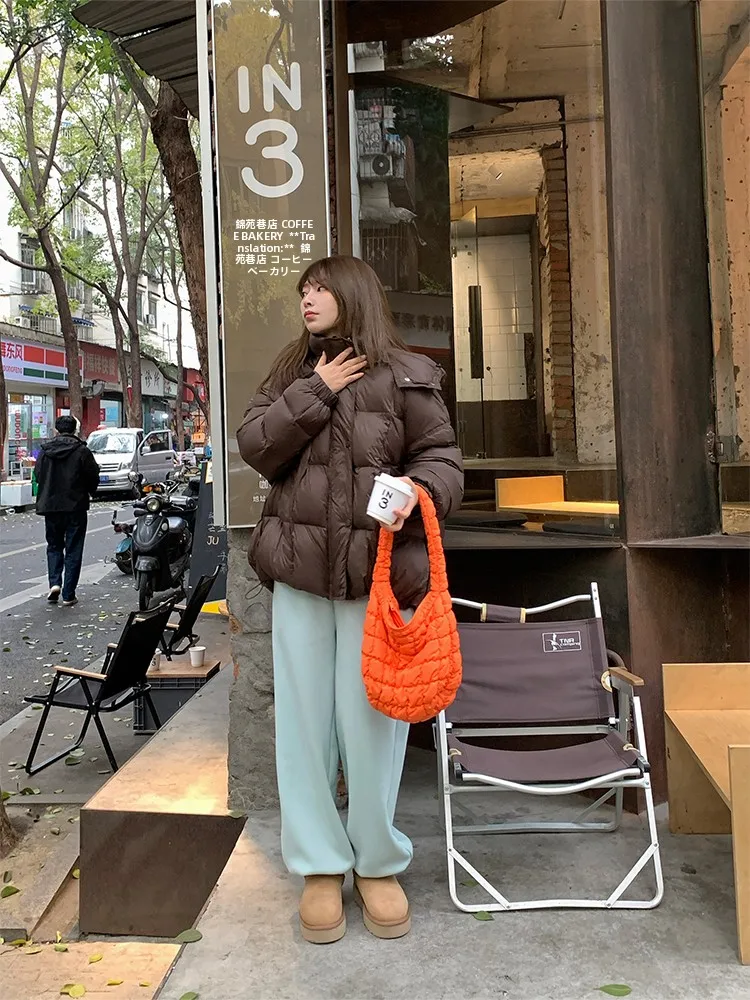 Women's Mid-Length Lightweight down Jacket 90% White Duck down Bread Style Trendy Outerwear Commute Windproof Warm Zipper Clo...
Women's Mid-Length Lightweight down Jacket 90% White Duck down Bread Style Trendy Outerwear Commute Windproof Warm Zipper Clo...