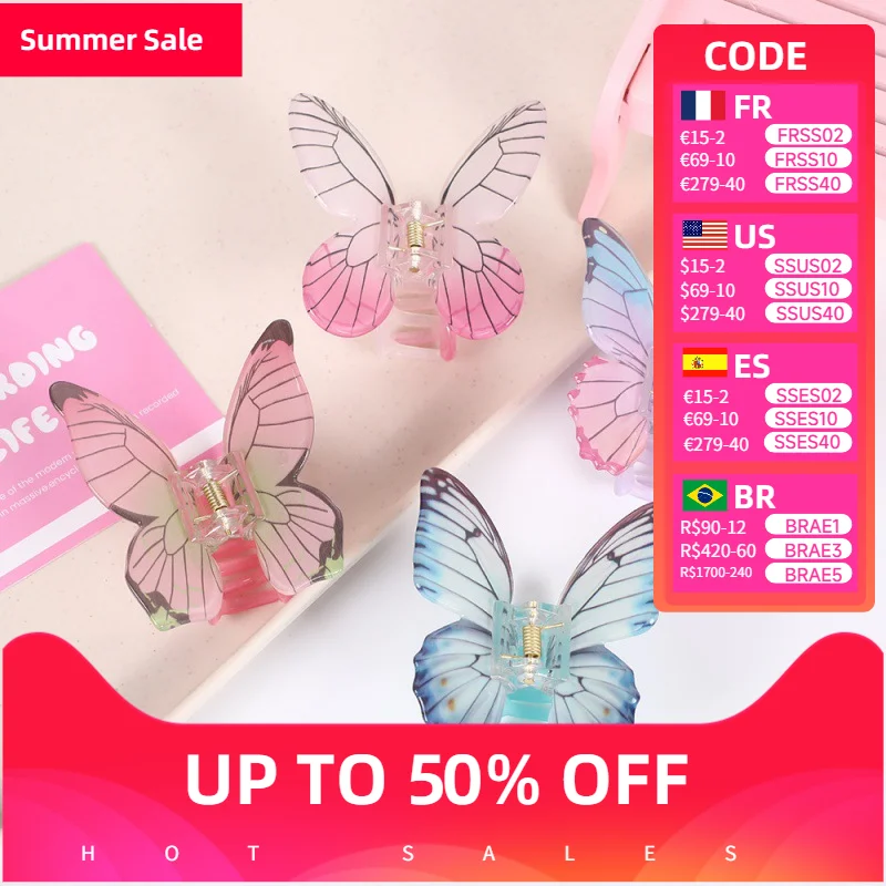 Butterfly Shark Claw 3D Colorful Butterfly Hair Claw Pack Elegant Hair Clips Summer Holiday EssentialShark Clip Hair Accessories
Butterfly Shark Claw 3D Colorful Butterfly Hair Claw Pack Elegant Hair Clips Summer Holiday EssentialShark Clip Hair Accessories