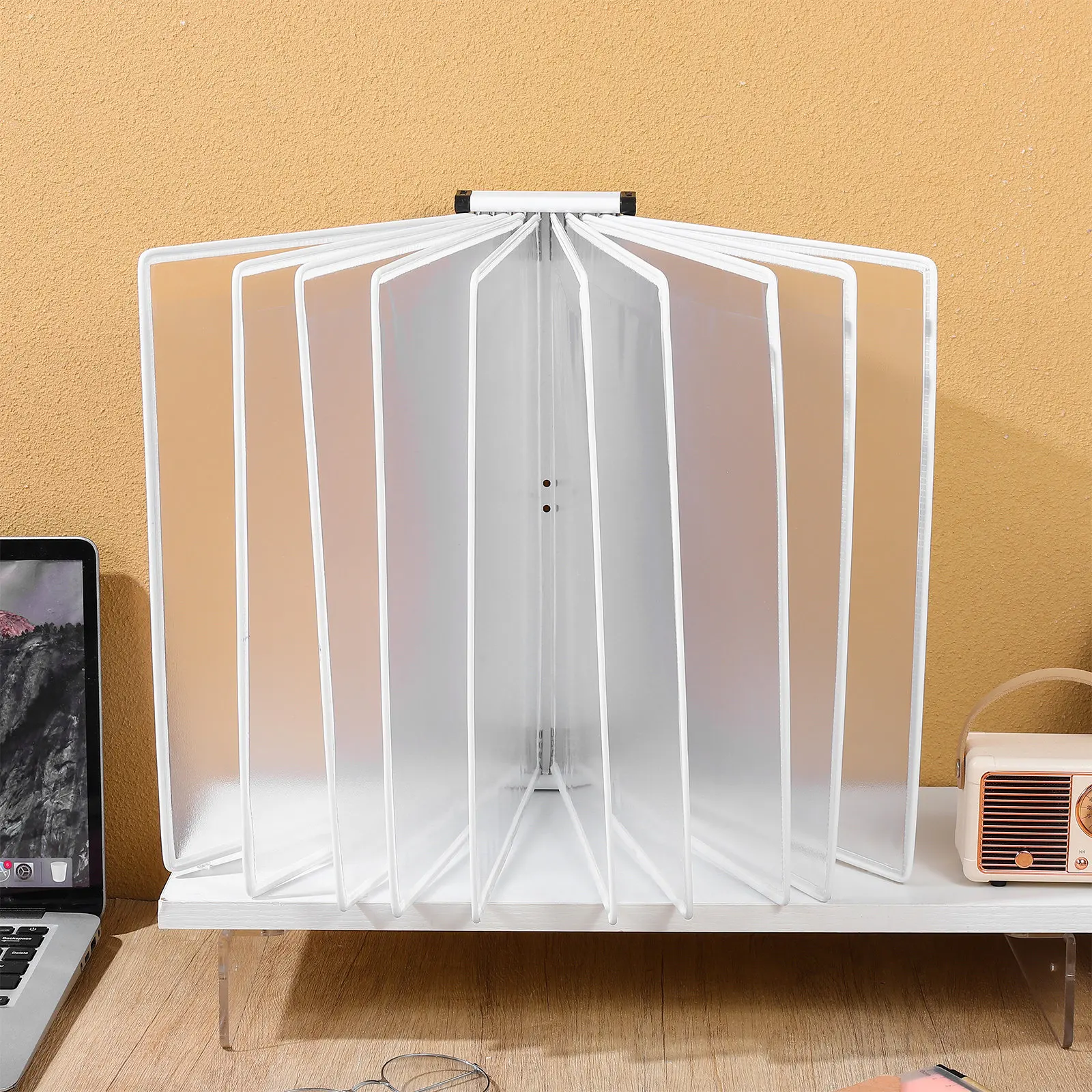 Wall-Mounted 10-Page Plastic Flip File Folder Document Organizer Office Storage Holder Display System Folder File Sheet
Wall-Mounted 10-Page Plastic Flip File Folder Document Organizer Office Storage Holder Display System Folder File Sheet