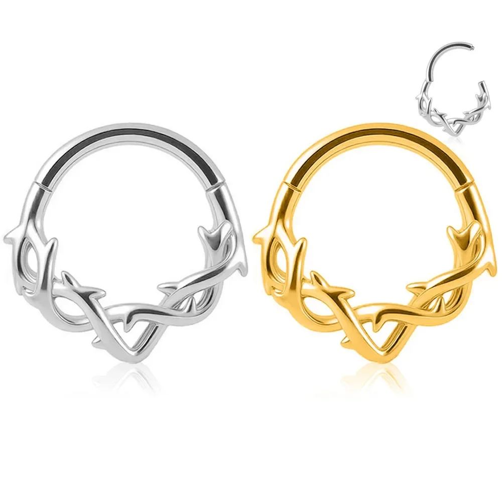 316 stainless steel nose ring, seamless ring, closed ring, nasal septum piercing earring, round perforated cartilage ring
316 stainless steel nose ring, seamless ring, closed ring, nasal septum piercing earring, round perforated cartilage ring