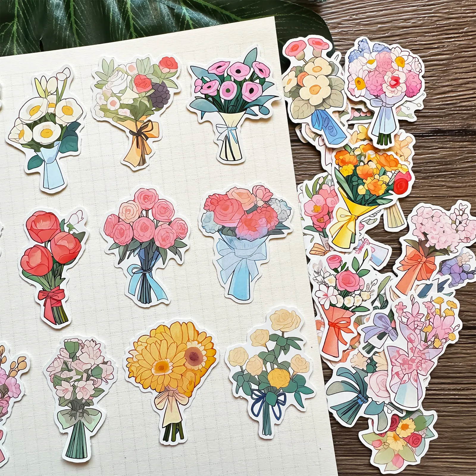 Fresh Hand Drawn Bouquet Plant Cartoon Stickers for Journal Notebook Phone Case DIY Decoration
Fresh Hand Drawn Bouquet Plant Cartoon Stickers for Journal Notebook Phone Case DIY Decoration