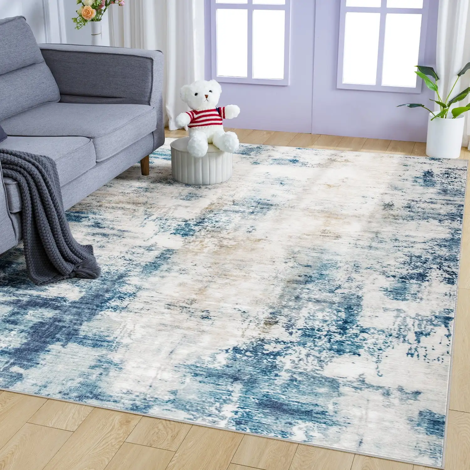 Lochas Abstract Large Size Area Rug Soft Modern Rugs for Living Room Bedroom Home Decor Indoor Carpet
Lochas Abstract Large Size Area Rug Soft Modern Rugs for Living Room Bedroom Home Decor Indoor Carpet
