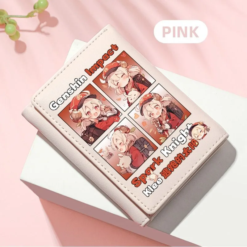 Chibi Genshin Impact Vegan Leather Anime Wallet for Student Boy Girl Tri-Fold RFID Blocking Mini Purse Short Money Clip Cute
Chibi Genshin Impact Vegan Leather Anime Wallet for Student Boy Girl Tri-Fold RFID Blocking Mini Purse Short Money Clip Cute