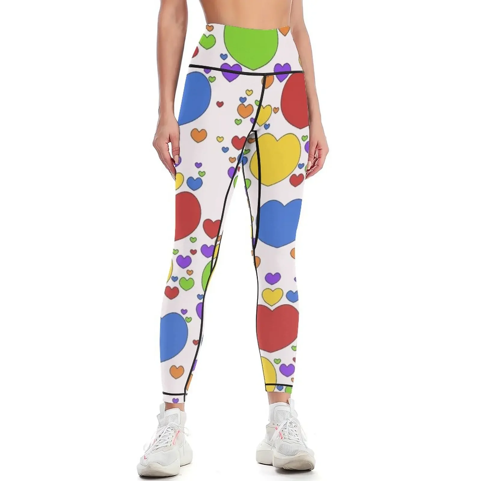 Rainbow Hearts Leggings sportswear for gym Women's sportswear Pants sport gym clothing Womens Leggings
Rainbow Hearts Leggings sportswear for gym Women's sportswear Pants sport gym clothing Womens Leggings