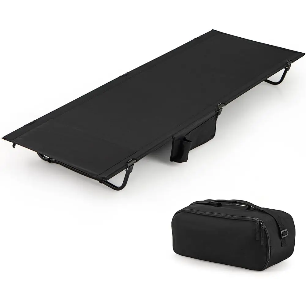 Portable Lightweight Camping Cot for Adults with Side Pocket, Carry Bag, and Compact Design for Outdoor Adventures, Supports 330
Portable Lightweight Camping Cot for Adults with Side Pocket, Carry Bag, and Compact Design for Outdoor Adventures, Supports 330