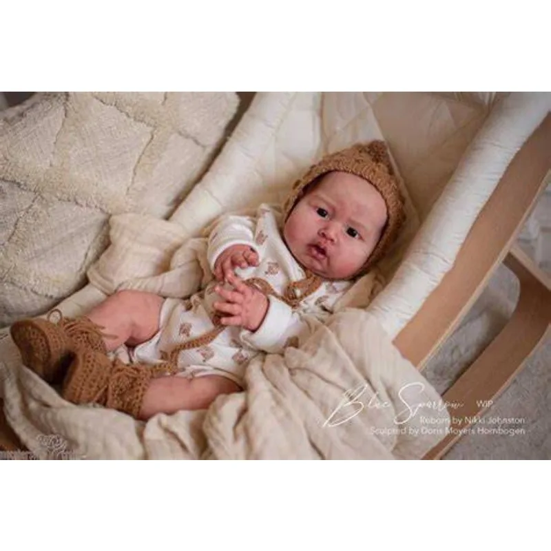 24inch Bue Eyes Blue Sparrow Unfinished Reborn Doll Kit Painted DIY Toy Doll Parts with Rooted Hair
24inch Bue Eyes Blue Sparrow Unfinished Reborn Doll Kit Painted DIY Toy Doll Parts with Rooted Hair