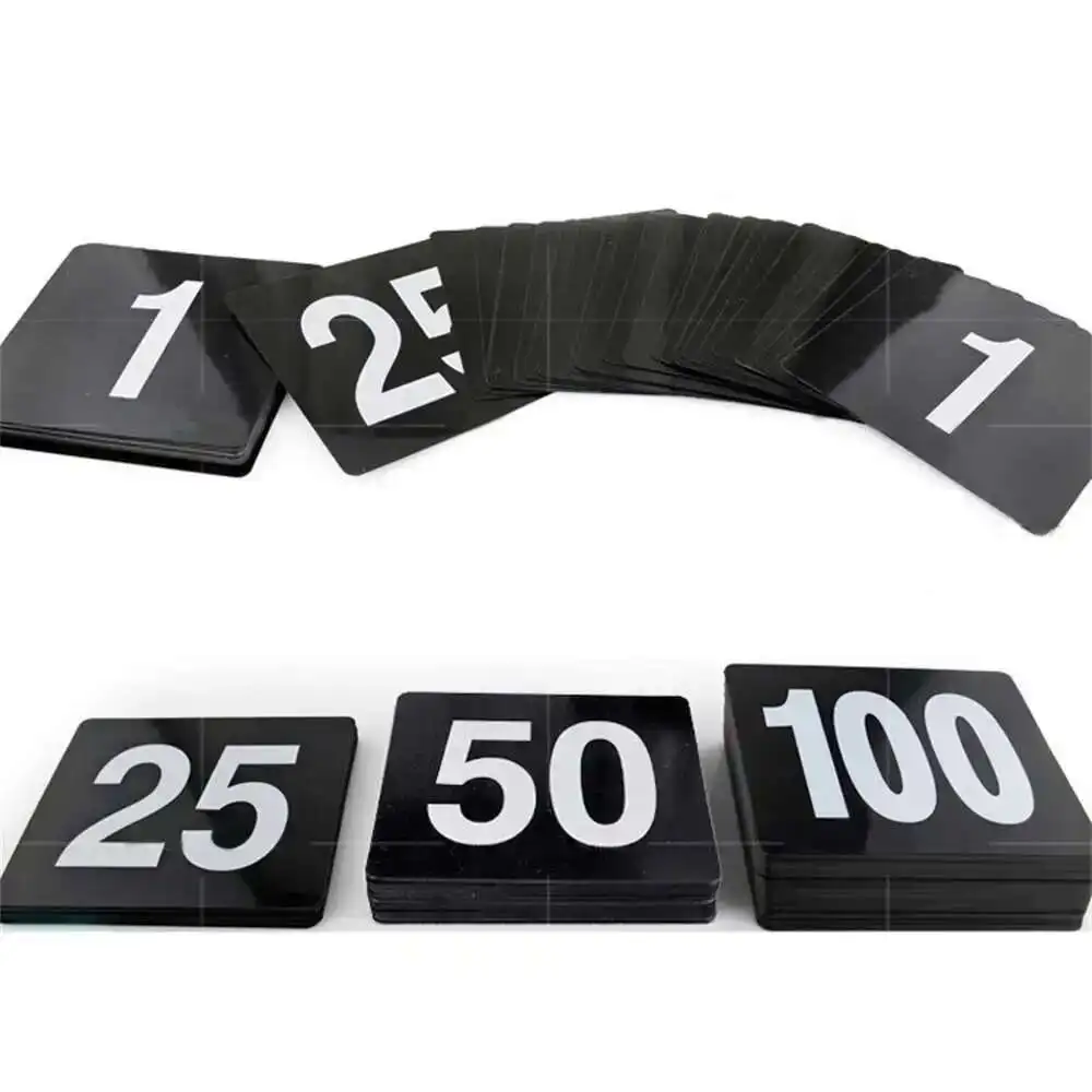 Double Side Plastic Table Table Sign Numbers Card White On Black Number Wedding Party Accessories Seat Cards Restaurant Supplies
Double Side Plastic Table Table Sign Numbers Card White On Black Number Wedding Party Accessories Seat Cards Restaurant Supplies