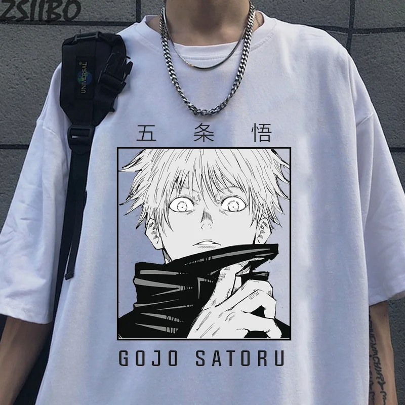 Популярная новинка, крутая футболка с графическим принтом Satoru Gojo, футболка в стиле аниме для подростков, уличная свободная футболка с круглым вырезом, летние топы
Популярная новинка, крутая футболка с графическим принтом Satoru Gojo, футболка в стиле аниме для подростков, уличная свободная футболка с круглым вырезом, летние топы